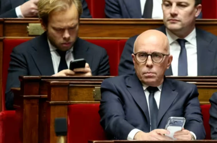 Le député UDR Eric Ciotti à l'Assemblée nationale à Paris le 3 février 2026 ( AFP / Ludovic MARIN )