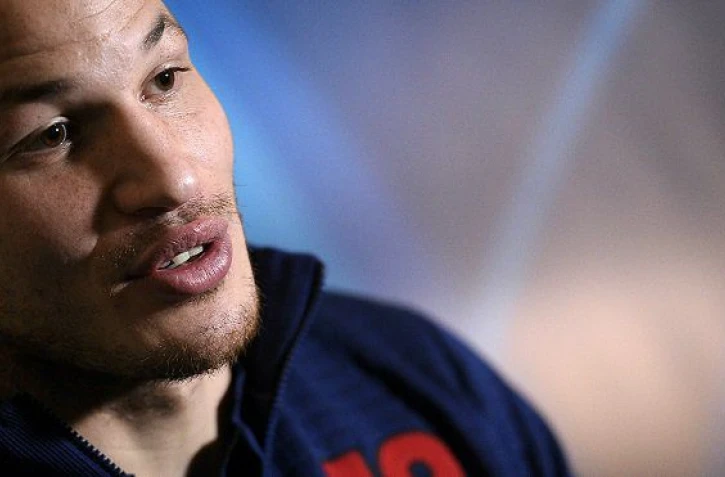 L'expérimenté Morgan Parra avec le XV de France face au Pays de Galles, en Six Nations, le 1er février 2019 à Saint Denis, près de Paris