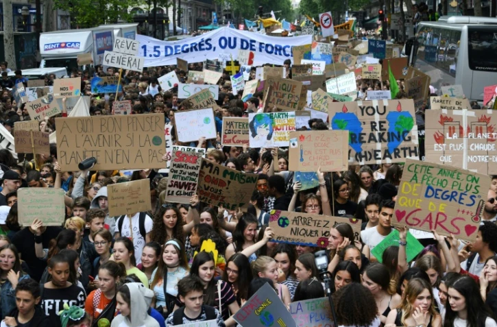 Manifestation pour le climat le 24 mai 2019 à Paris