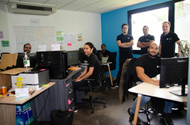 Equipe du studio Pitaya, premier studio de jeux vidéo à La Réunion