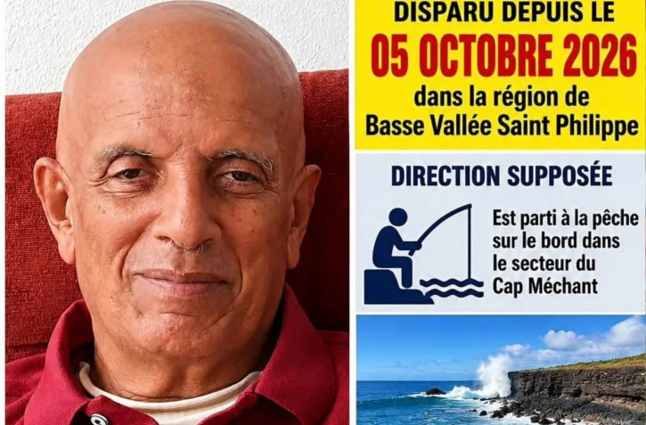 Saint-Philippe : disparition de Philippe Ramin dans le secteur de Bass-Vallée