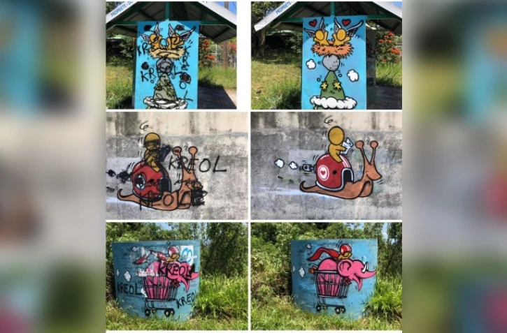 oeuvres de Jace vandalisées