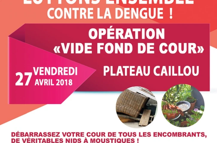 Vide fond de cour à Plateau Caillou