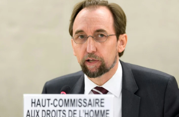 Le Haut-commissaire aux droits de l'homme de l'ONU Zeid Ra'ad Al Husseuin le 6 juin 2017 à Genève