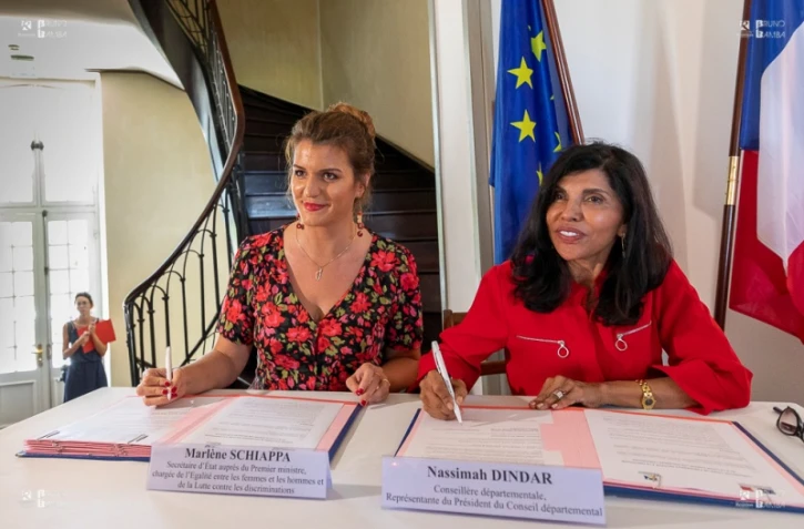 Grenelle, violences conjugales, convention, signature, Marlène Schiappa