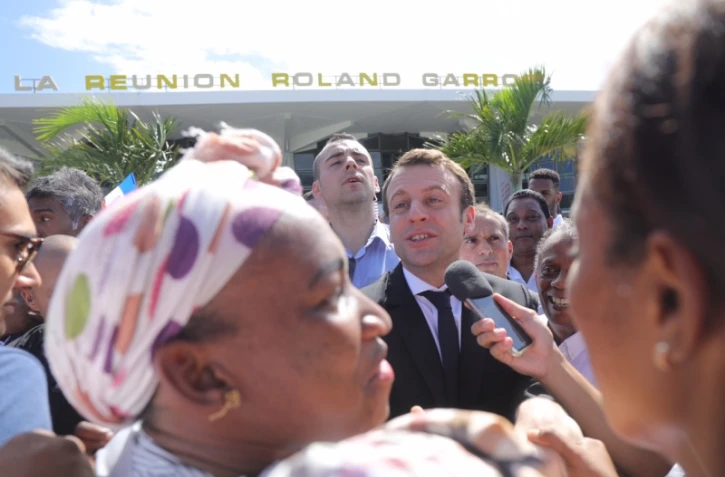 Emmanuel Macron en visite à La Réunion