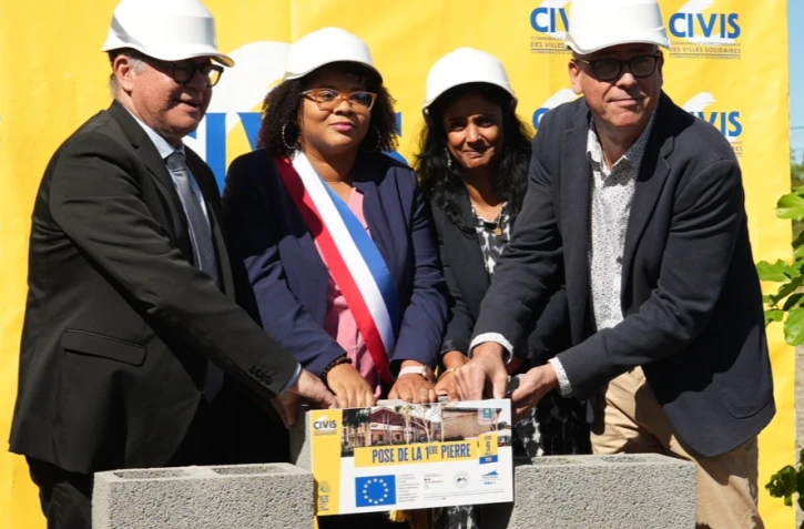 Civis : pose de la première pierre du centre artisanal à Saint-Louis