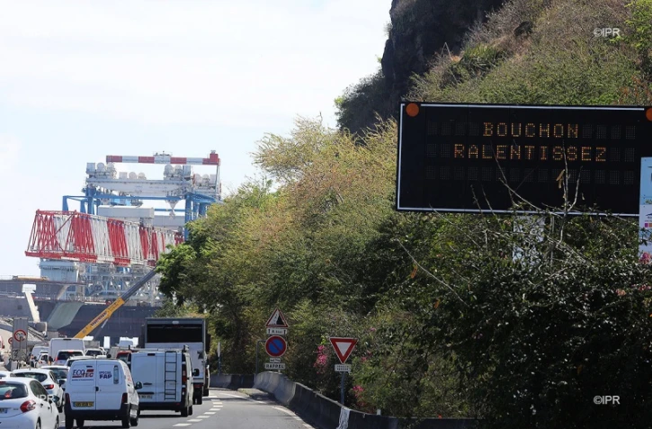 embouteillage route du littoral 