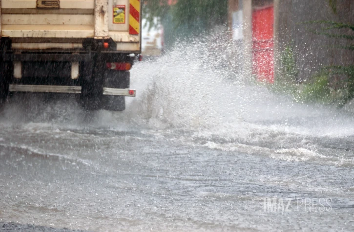 fortes pluies au port 