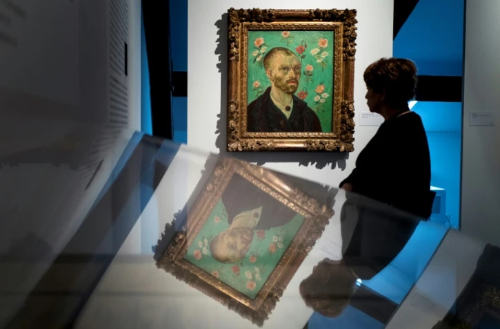 "Autoportrait de Van Gogh" de Judith Gerard faussement attribué à Vincent Van Gogh, figure parmi les oeuvres de la collection Bührle présentées pour la première fois à Lausanne, à la Fondation de l'Hermitage 
