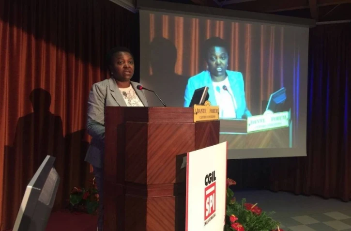 La députée européenne Cécile Kyenge dénonce des malversations à Madagascar. (Photo Cécile Kyenge)