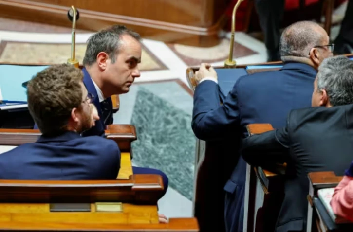 Le Premier ministre Sébastien Lecornu, lors de la session de questions au gouvernement à l'Assemblée nationale, Paris, le 8 avril 2026 ( AFP / GEOFFROY VAN DER HASSELT )