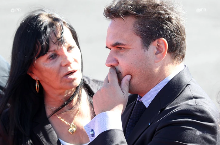 Jacqueline Farreyrol et Didier Robert