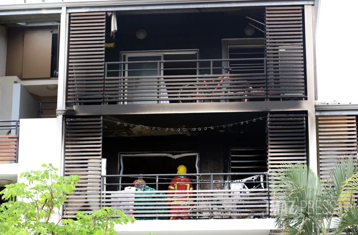 Incendie la reserve Sainte-Marie