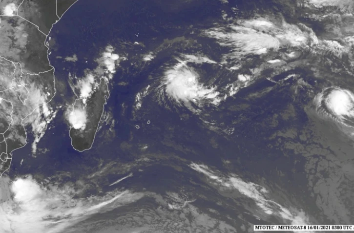 dépression numéro 7 mascareignes 16 janvier 2021