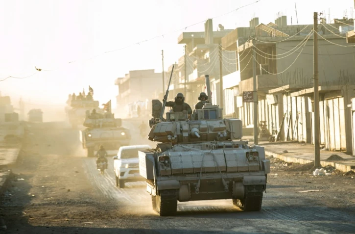 Des troupes américaines en Syrie, près de la frontière avec la Turquie, le 3 septembre 2025