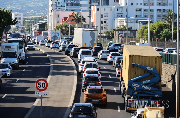 embouteillages vers l'Est