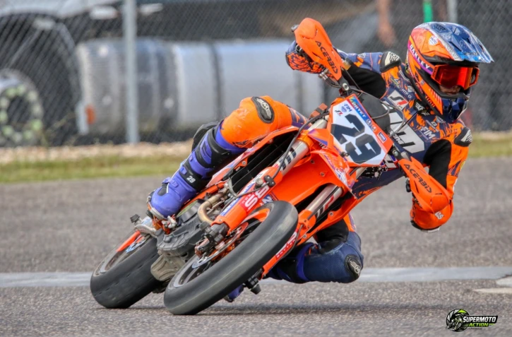 Supermoto Rookies Cup : le Portois Raphael Payet s’impose