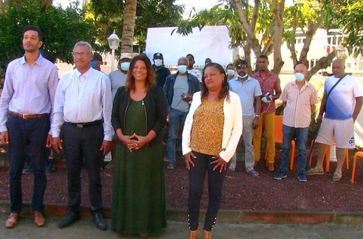 Dany Martin et René Rattinon, candidats sur le canton 18, Saint-Paul 2. 