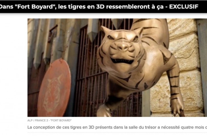 Fort Boyard : des tigres en 3D à la place des vrais félins 