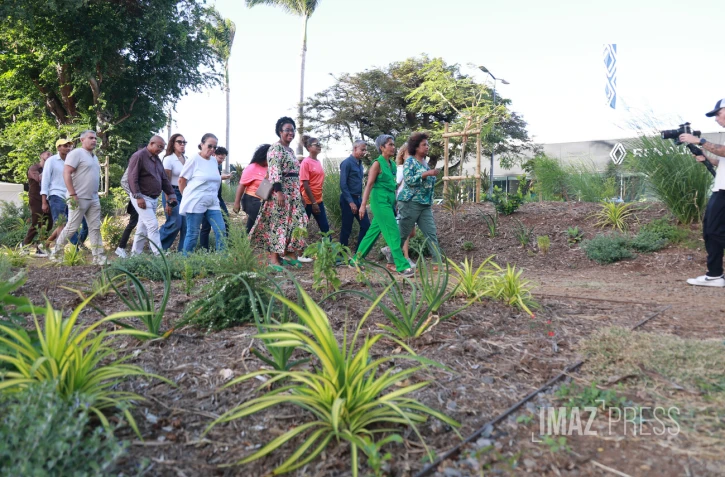 inauguration ilôt Flamboyants au chaudron 