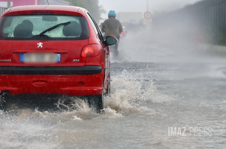 fortes pluies au port 