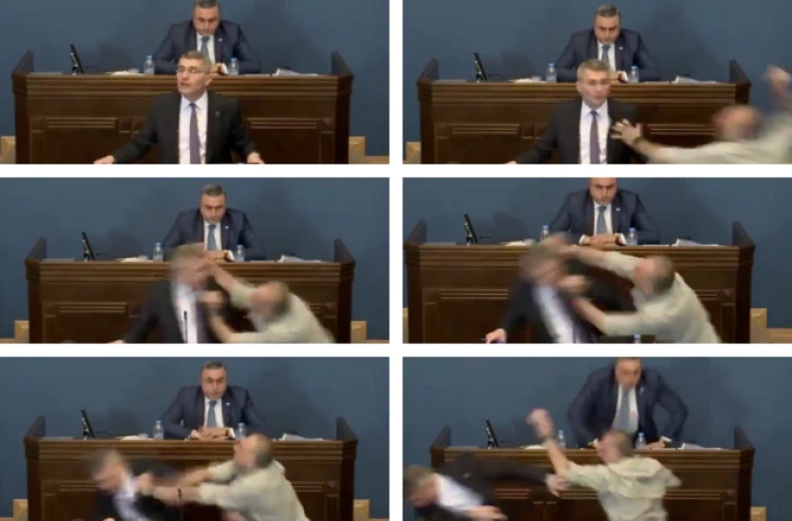 Bagarre générale en Géorgie