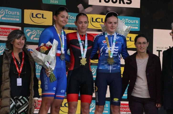 Cyclisme : la réunionnaise Léa Grondin brille sur le KM de Paris - Tours