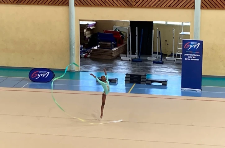 Saint-Paul : championnat départemental de Gymnastique rythmique à Plateau Caillou