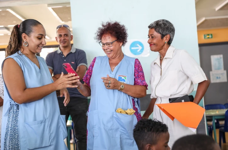 Visite Ericka Bareigts au Moufia