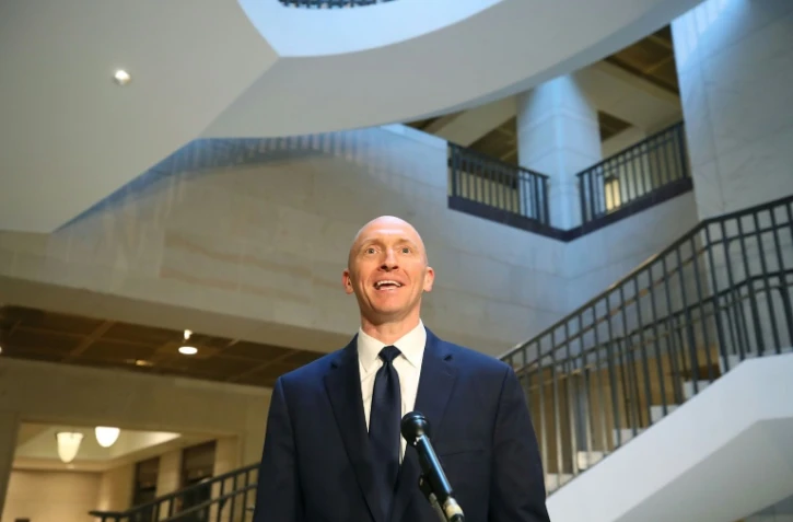 Carter Page, ancien conseiller de politique étrangère pour la campagne Trump, le 1er novembre 2017 à Washington  