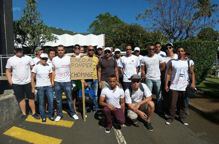 Manif jeunes pompiers