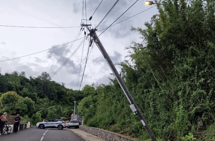 Des dégradations relevées à l'Entre-Deux après le passage du cyclone