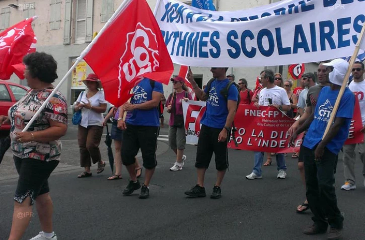 Manifestation des enseignants