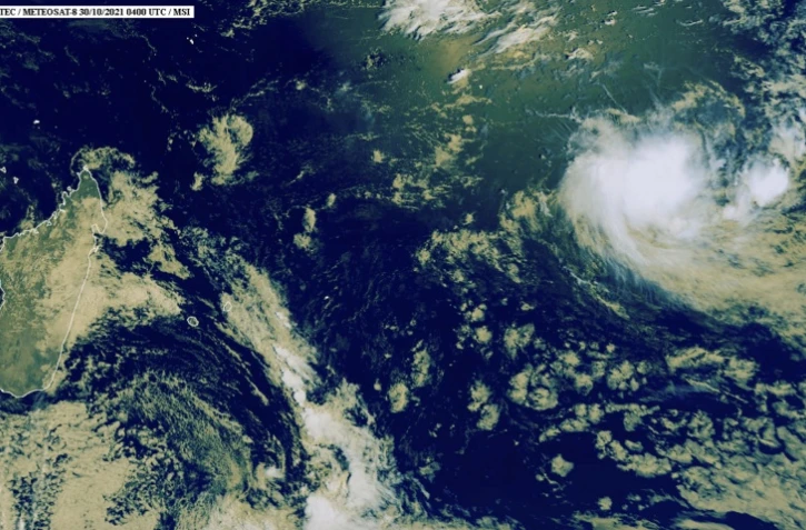 Risque modéré de formation d'une tempêté à l'est des Mascareignes