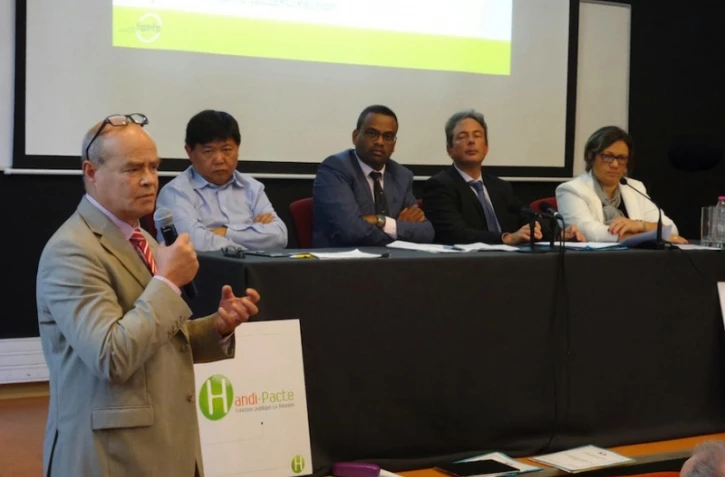 Handi-Pacte, signature conventions entre FIPHFP et CHU, Centre de gestion de la fonction publique territoriale (25 septembre 2015)