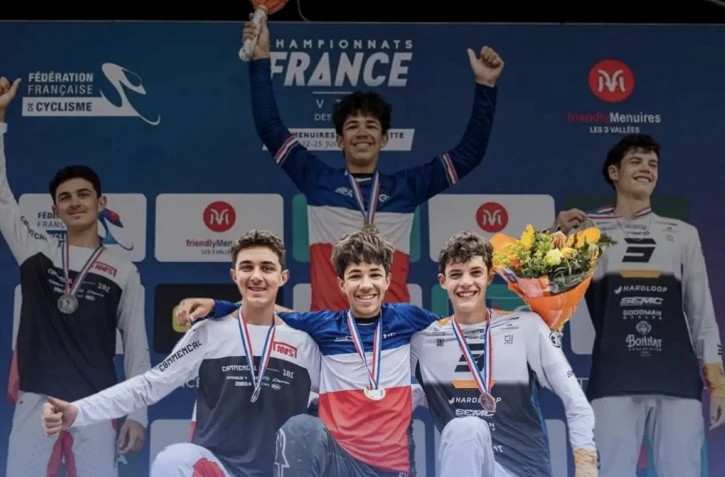 VTT : Quentin Barbe monte sur la première marche du podium et devient champion de France
