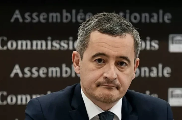 Gérald Darmanin devant la commission des lois de l'Assemblée nationale, à Paris le 5 avril 2023 ( AFP / Christophe ARCHAMBAULT )