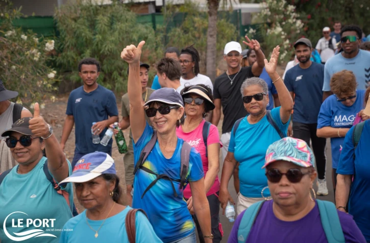 Le Port : les seniors ont participé à la Marche Bleue