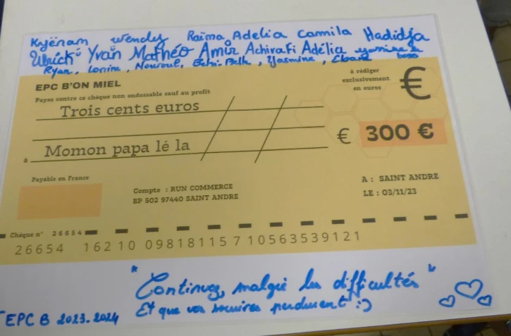 Des lycéens se mobilisent pour l’association Momon Papa Lela