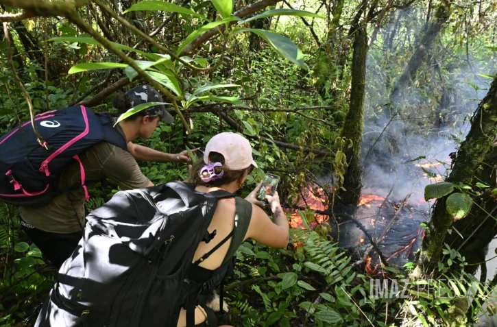 La lave sur la route samedi 14 mars 2026