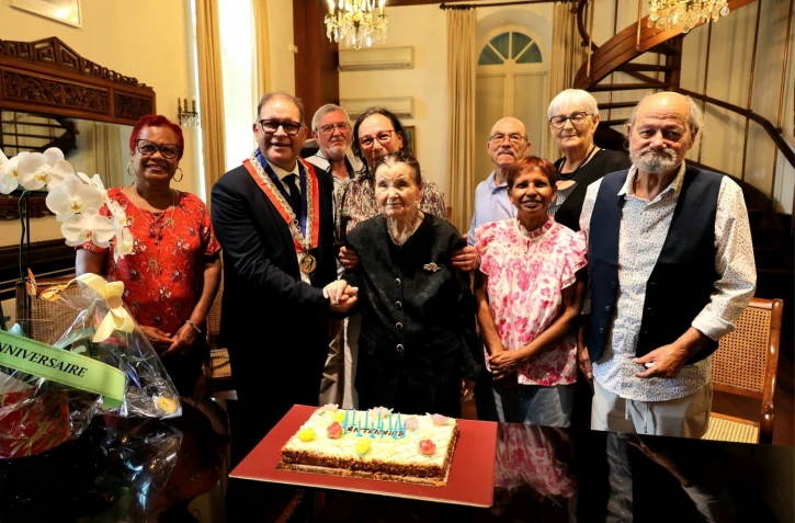 Saint-Pierre : Marie-Aurore Savigny célèbre ses 105 ans