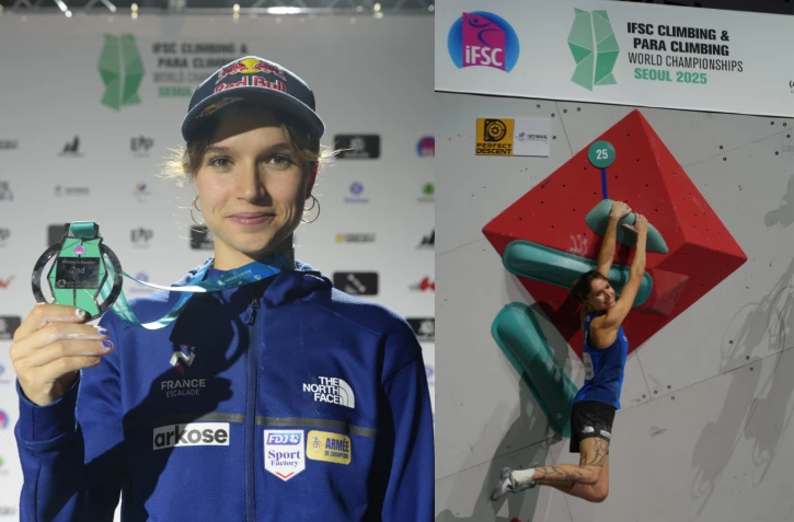 Escalade : Oriane Bertone Vice-championne du Monde de bloc