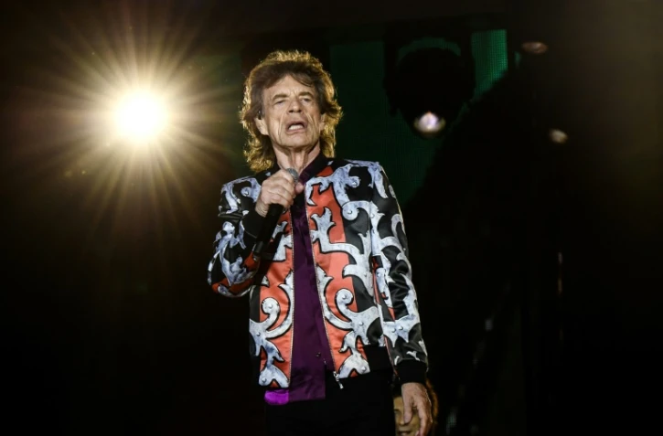 Mick Jagger lors d'un concert au Stade Vélodrome de Marseille, le 26 juin 2018