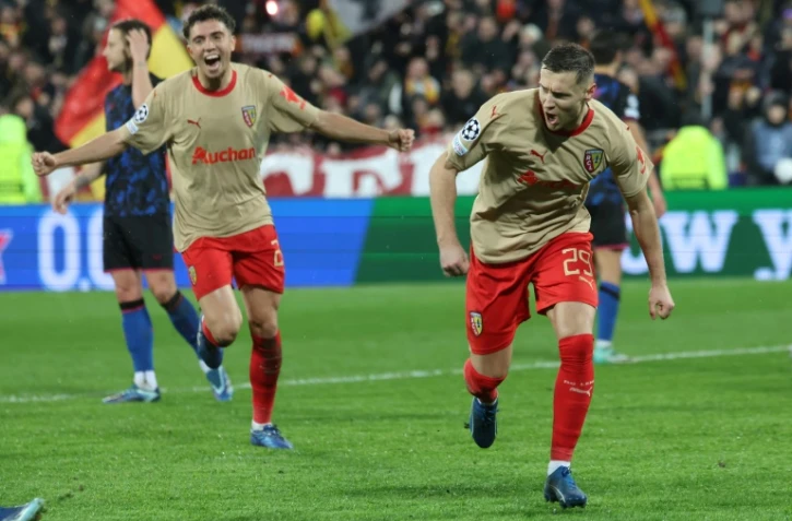 Le RC Lens de Przemyslaw Frankowski, auteur du premier but, a éliminé le Séville FC au Stade Bollaert, le 12 décembre 2023