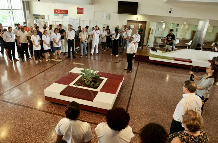 CHU - Hommage à l'infirmière poignardée