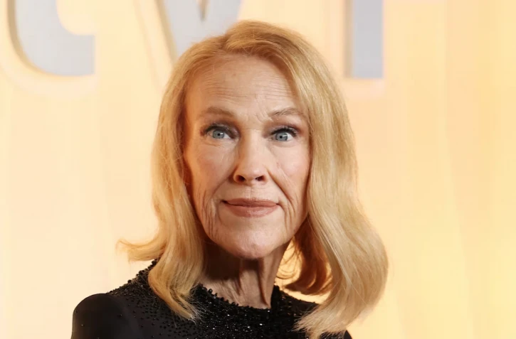 L'actrice américano-canadienne Catherine O'Hara à Los Angeles, le 14 septembre 2025. (MICHAEL TRAN / AFP)