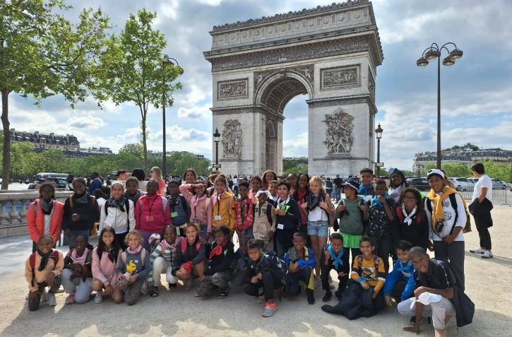 Saint-Denis : des élèves de l'école Henri Dunant à la découverte de Paris