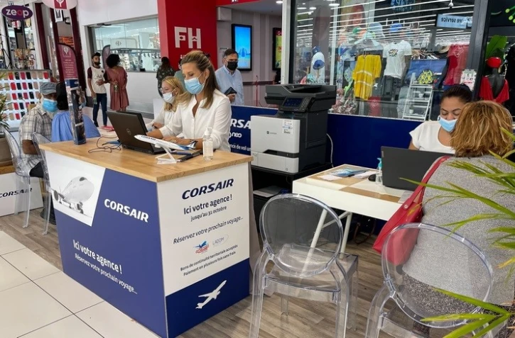 Le Port : Corsair ouvre à nouveau une agence éphémère