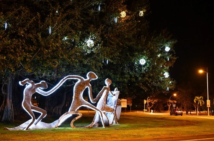 décoration de noël le port